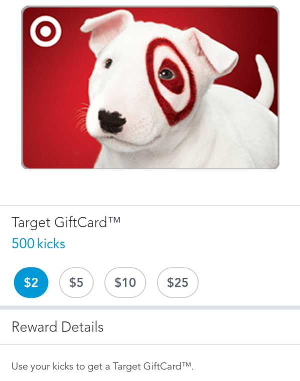 Shopkick Target Giftcard