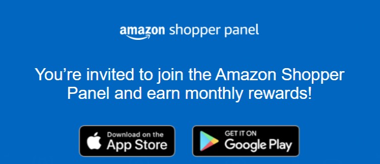 Amazon Shopper Panel Invitation