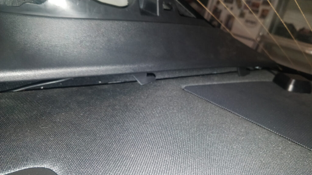 Tesla Model 3 Rear windshield area with FM Adapter