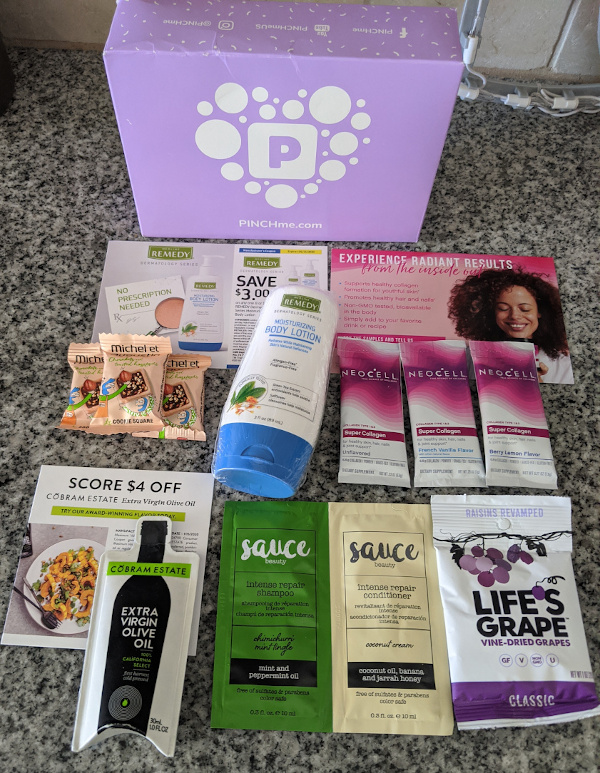 PINCHme box with samples