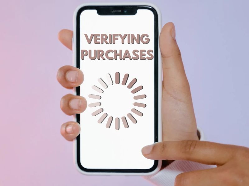 verifying purchases for receipts