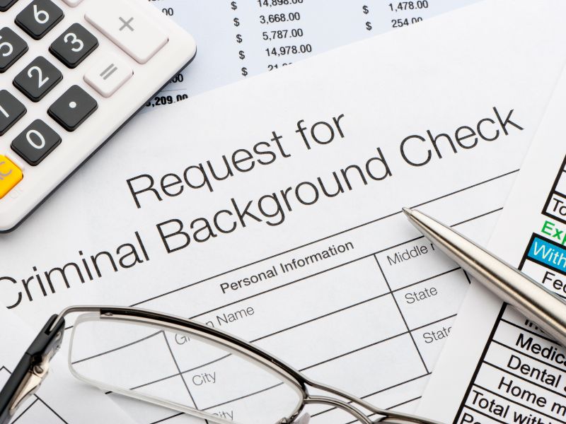 Request for Criminal Background check for Long Term Rental Agreement